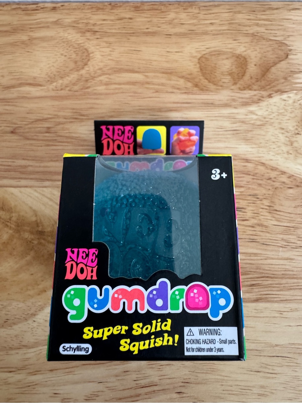 NeeDoh Gumdrop Super Solid Squish Toy - Blue